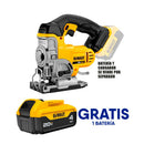 SIERRA CALADORA ORBITAL INALAMBRICA 20V, 3000SPM CORTES A 15, 30 Y 45 GDO. GRATIS BATERIA,(BARE TOOL).DEWALT