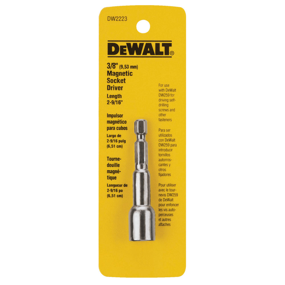 SUJETADOR DE TUERCAS DEWALT DE 3/8, DW2223