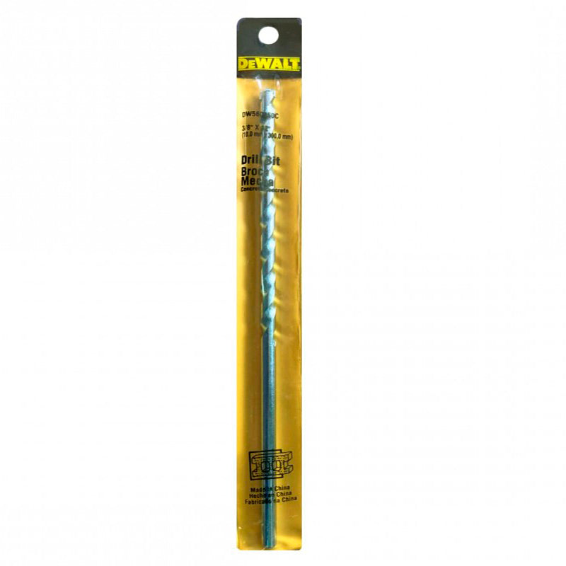 BROCA PARA CONCRETO DE 3/8PULG x 12PULG, DW560950C, DEWALT