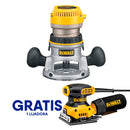 ROUTER DE BASE FIJA, 1-3/4 HP, 24,500 RPM. GRATIS LIJADORA DE PALMA DWE6411-B3. DEWALT