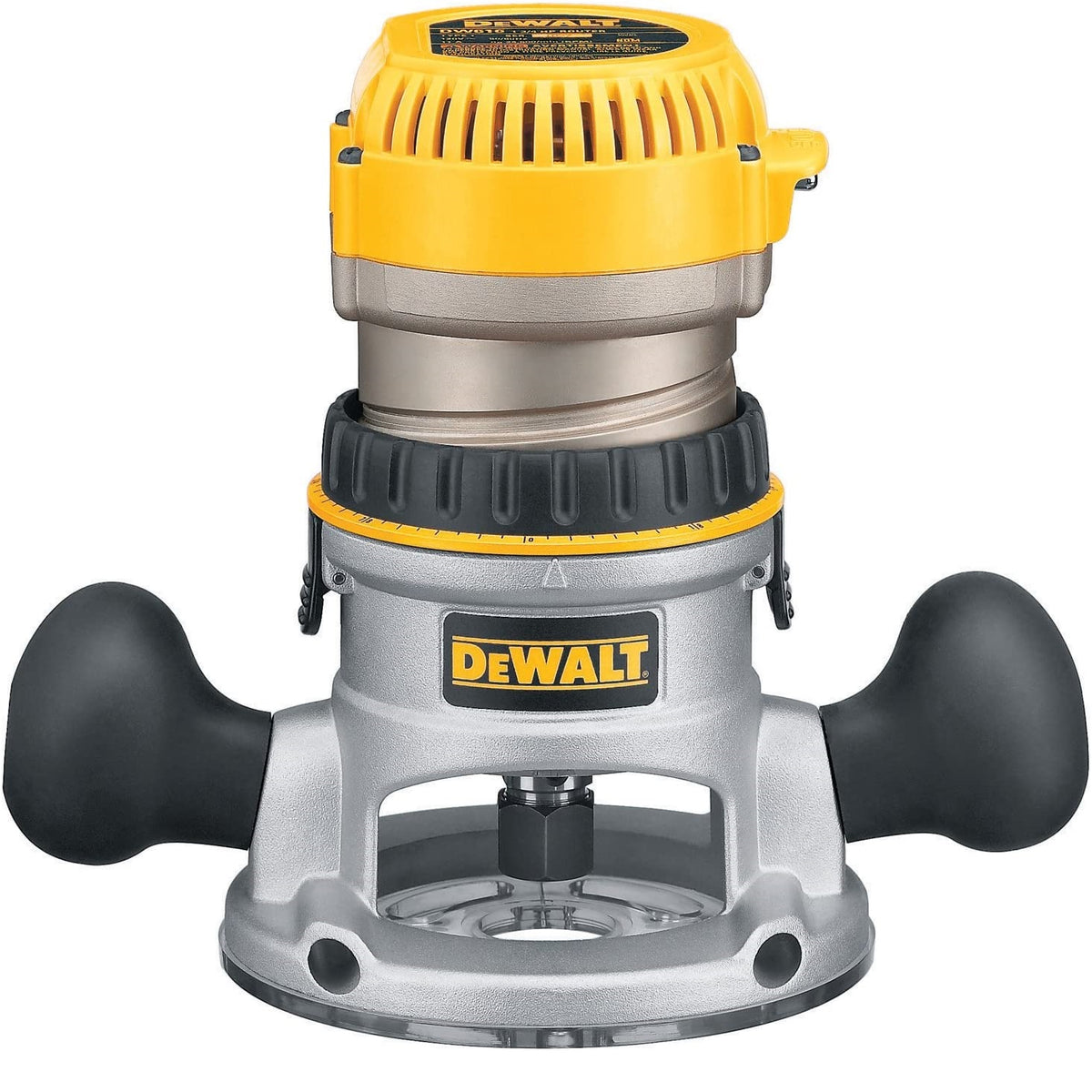 ROUTER DE BASE FIJA, MOTOR 1-3/4 HP, 24,500 RPM, GRATIS BOLSO PORTA HERRAMIENTAS DWST83489-LA. DEWALT, DW616-83489LA