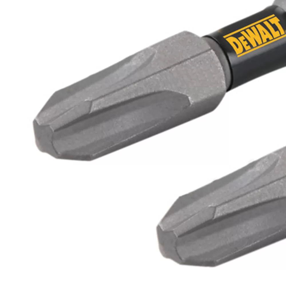 Juego de puntas para atornillar Phillips No. 2 x 2 plgs, 2 piezas, Tough Grip, Dewalt, dwa2ph2-2l, DWA2PH2-2L