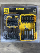 Juego de puntas para atornillar, 55 piezas, Tough grip, Dewalt, dwa55set