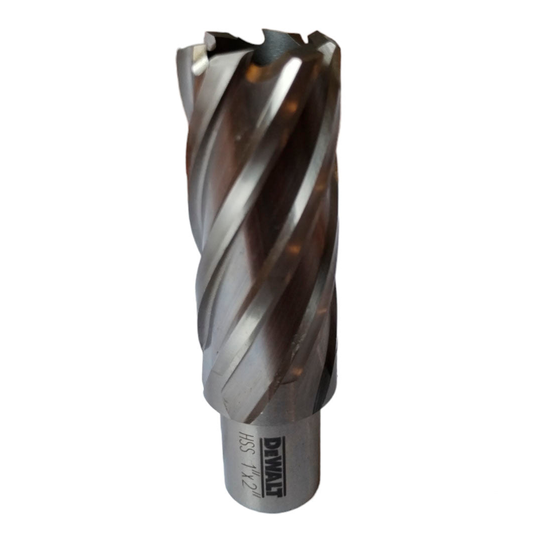 BROCA ANULAR HSS PARA METAL, DE 1 X 2 PULGADAS VASTAGO 3/4. MARCA DEWALT, DWAC02016