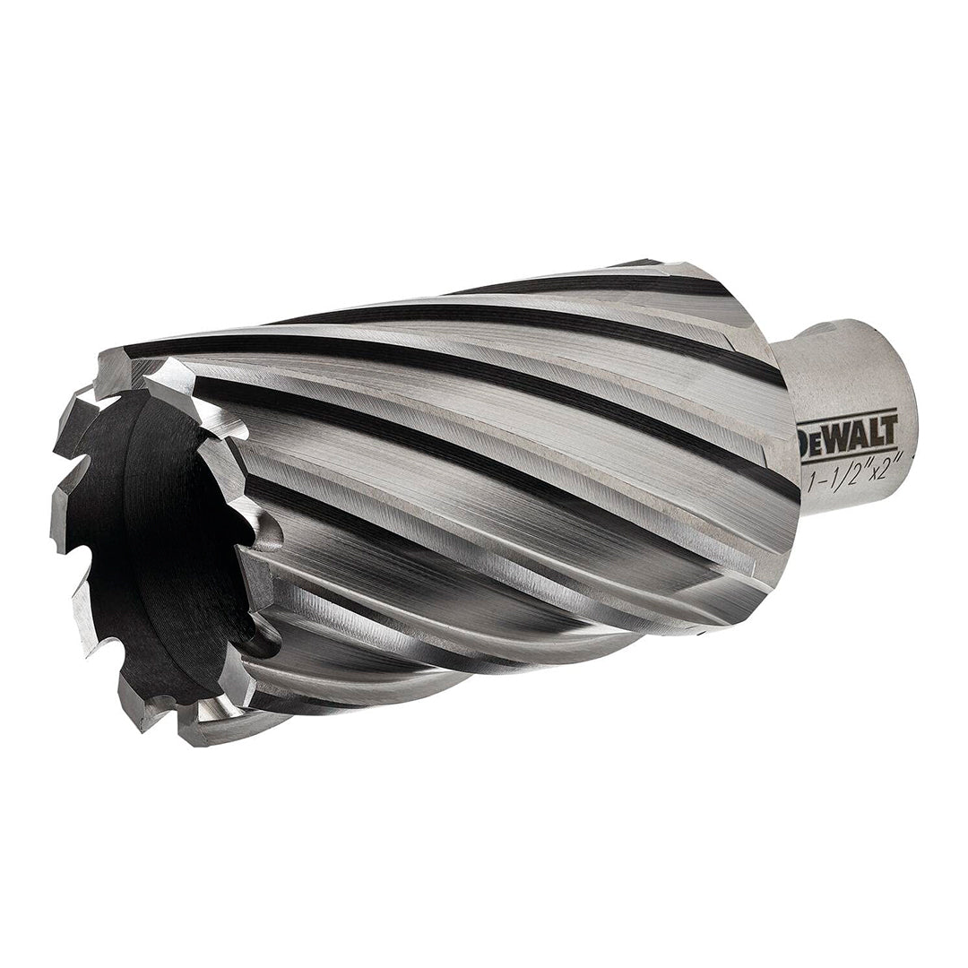 BROCA ANULAR HSS PARA METAL DE 1 1/2 X 2 PULGADAS VASTAGO 3/4. MARCA DEWALT, DWAC02024