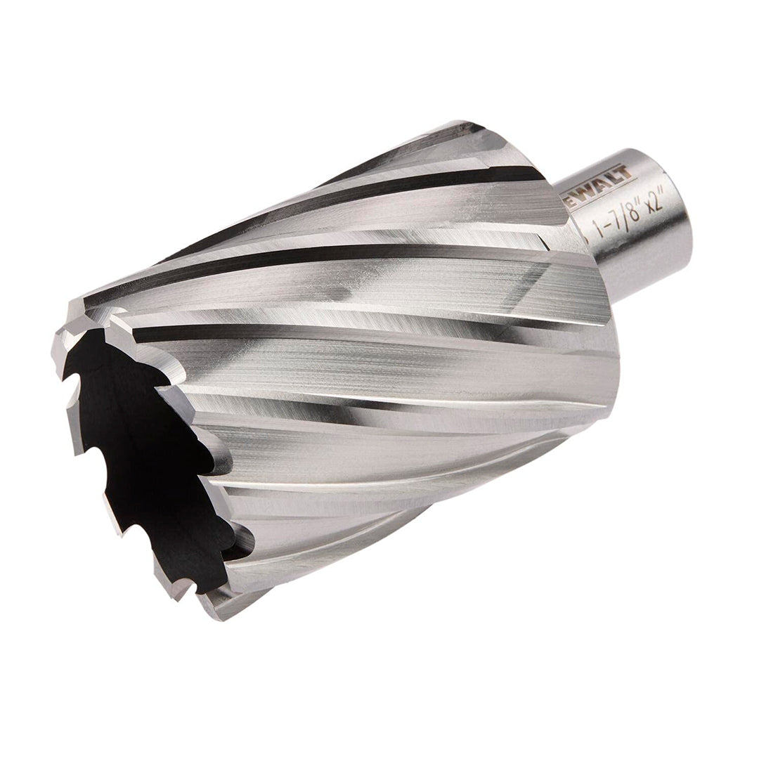 BROCA ANULAR HSS PARA METAL DE 1 7/8 X 2 PULGADAS VASTAGO 3/4. MARCA DEWALT, DWAC02030