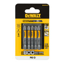 SET 5 PUNTAS PHILLIPS MAXFIT ULTRA No. 2 X 2 PULGADAS DE LARGO, DISEÑO ANTI-SNAP QUE REDUCE LA ROTURA. DEWALT