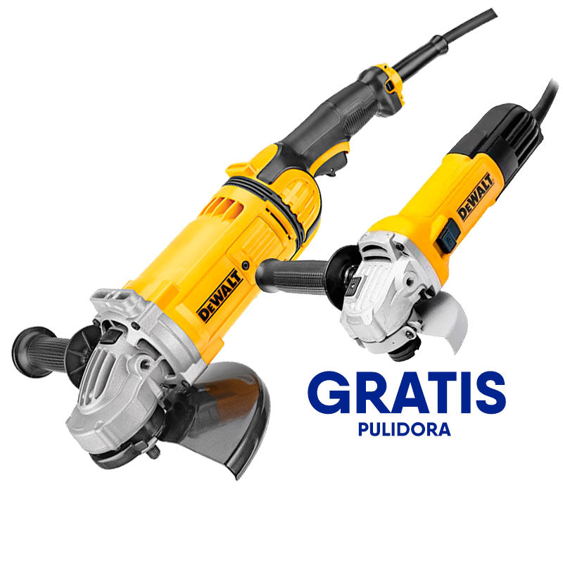 Combo Esmeriladoras de 9 y 4 1/2 plgs, Dewalt, DWE4559-750