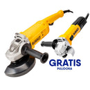 Esmeriladora de 7 plgs de 2200 watts con esmeriladora gratis Dewalt DWE491-750