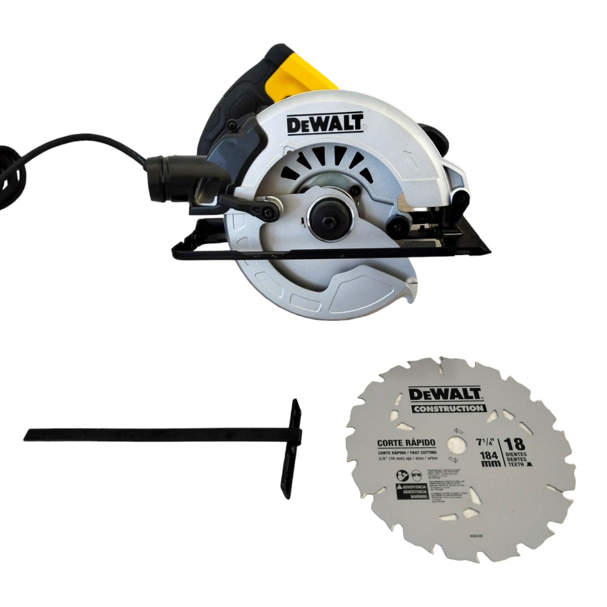 Sierra circular 7 1/4 plgs, Dewalt, DWE5615-B3