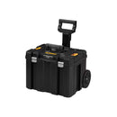 CAJA DE HERRAMIENTAS TSTAK DE GRAN CAPACIDAD LARGO 20 X ANCHO 17 X ALTO 29 PULGADAS, CON RUEDAS Y JALADOR. MARCA DEWALT, DWST17820