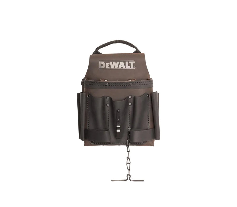 Cartuchera porta herramientas de cuero de 11 plgs, 8 bolsillos, Dewalt, dwst550114
