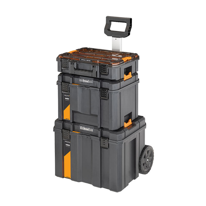 TORRE TSTAK MOVIL 3 EN 1 EDICION MCLAREN CON ORGANIZADOR Y CAJA PROFUNDA IP54. DEWALT, DWST60452-1