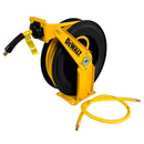 MANGUERA DE CAUCHO CON CARRETE RETRACTIL DE 50 PIES X 3/8 PLG. PARA COMPRESOR, PRESION MAXIMA 300 PSI. DEWALT