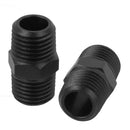 JUEGO DE 2 CONECTORES HEXAGONALES MACHO ROSCA NPT 1/4 PLG. DEWALT