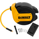 MANGUERA CON CARRETE RETRACTIL DE 50 PIES X 3/8 PLG. PARA COMPRESOR, PRESION MAXIMA 300 PSI. DEWALT
