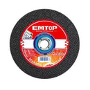 Disco para cortar metal de 14 plgs, centro plano, emtop, eacd303551