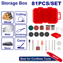 KIT DE 81 PIEZAS PARA ROTO TOOL, EMTOP, EAKMG8081