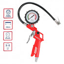 PISTOLA CON CALIBRADOR PARA INFLAR NEUMATICOS, 8.5bar, 123psi, CON 5 CONECTORES. MARCA EMTOP