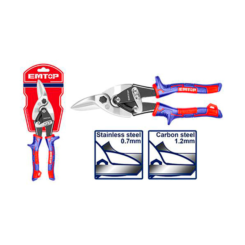 TIJERA DE AVIACION DERECHA DE 10 PULGADAS. MARCA EMTOP, EASP1063