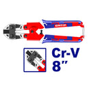 CORTA PERNOS 8 PULGADAS, COMODO MANGO DE GOMA, CUCHILLA DE CROMO VANADIO. MARCA EMTOP