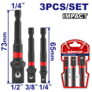 ADAPTADORES PARA ATORNILLADORES IMPACTO DE 1/4, 3/8 Y 1/2, EMTOP, EBST365A01