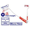 RODILLO DE MICROFIBRA DE 4 PULGADAS, INCLUYE FELPA, MANGO PLASTICO. EMTOP
