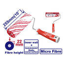 RODILLO DE FIBRA DE 10 PULGADAS, PARA PINTAR. EMTOP