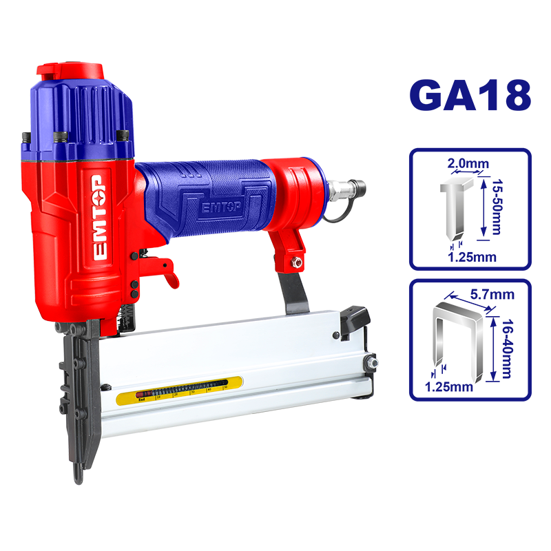 Clavadora y engrapadora neumática 2 en 1, Emtop, ECBN504001
