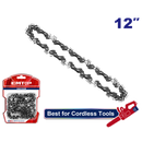 CADENA PARA MOTOSIERRA DE 12 PULGADAS PASO DE CADENA 3/8 PARA MODELOS ELGA20128, ELGA201286 Y ULGA201286. EMTOP