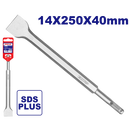 Cincel plano de 40 x 250 mm sistema SDS Plus Emtop ECHS122501