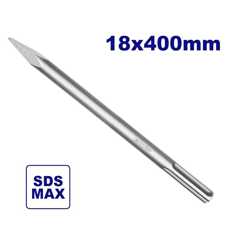 Cincel de punta de 16 plgs sistema SDS Max EMTOP ECHS634001
