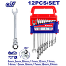 Juego de llaves articuladas ratch de 12 unidades milimétricas Emtop ECSS101203