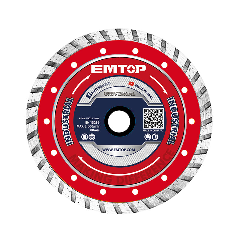 DISCO DE DIAMANTE UTRAFINO DE 9 Plgs MARCA EMTOP, EDDCH32302