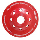 COPA DE DIAMANTE DE 4 1/2 PLGS, EJE UNIVERSAL DE 1 PLG, EMTOP