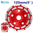 COPA DIAMANTADA DOBLE FILA DE 5 PULGADAS EJE 7/8. EMTOP