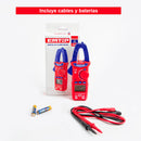 Amperímetro de gancho digital hasta 600 voltios, Emtop, edmr22001