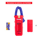 Amperímetro de gancho digital hasta 600 voltios, Emtop, edmr22001