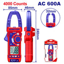 Amperímetro de gancho digital, 600 voltios, EDMR766001