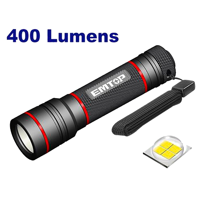 Linterna de baterías AAA 400 lumens Emtop EFLG3AAA05