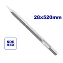 CINCEL DE PUNTA HEXAGONAL DE 28 X 520 MM PARA ULDBRH2201. MARCA EMTOP, EHCS082532