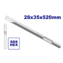 CINCEL PLANO HEXAGONAL DE 28 X 35 X 520 MM PARA ULDBRH2201. EMTOP