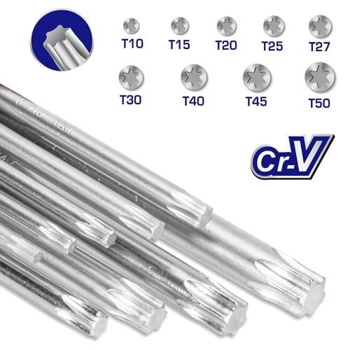 Juego de 9 llaves Torx, con brazo extra largo, Emtop, ehky3092, EHKY3092