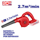 Sopladora inalámbrica de 20 voltios, Emtop, ELAB2078