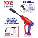 HIDROLAVADORA INALAMBRICA 20V, PRESION 360 PSI, SISTEMA DE AUTO SUCCION, SIN BATERIA NI CARGADOR. (BARE TOOL). EMTOP