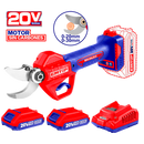 Cortadora de ramas de baterías 20 voltios con 2 baterías y cargador Emtop ELSL20305