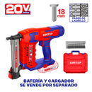 Clavadora inalámbrica para block y ladrillo con 2 baterías y cargador Emtop ELSTLI3805