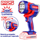 Lámpara de trabajo inalámbrica de 20 voltios, Emtop, ELWLI20885