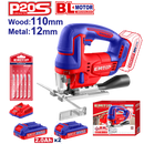 Sierra caladora inalámbrica de 20 voltios, Emtop, ELGS201008