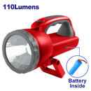 LINTERNA RECARGABLE DE 110 LUMENES ALCANCE 200 METROS IP54. EMTOP